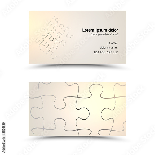 Modern business card template..