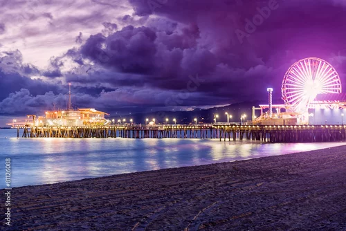 Obraz plaża Santa Monica, Los Angeles, Kalifornia