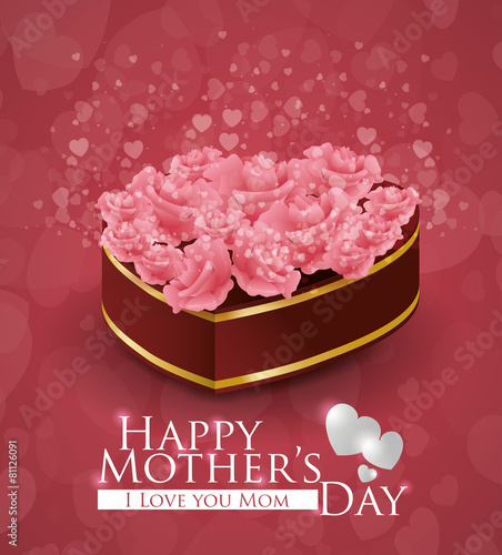 Mothers day card design.