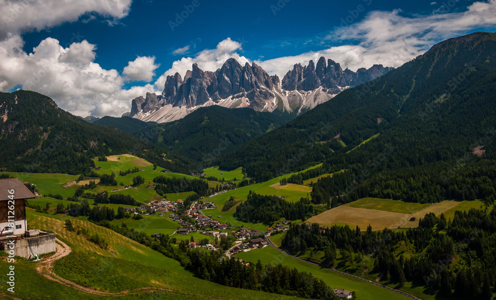 Postcard from Dolomites