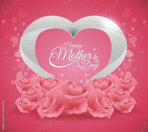 Mothers day card design.