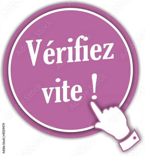 bouton vérifiez vite
