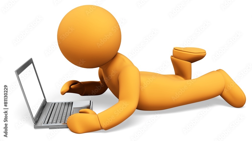 Internet. 3D. Laptop Internet. 3D. Laptop