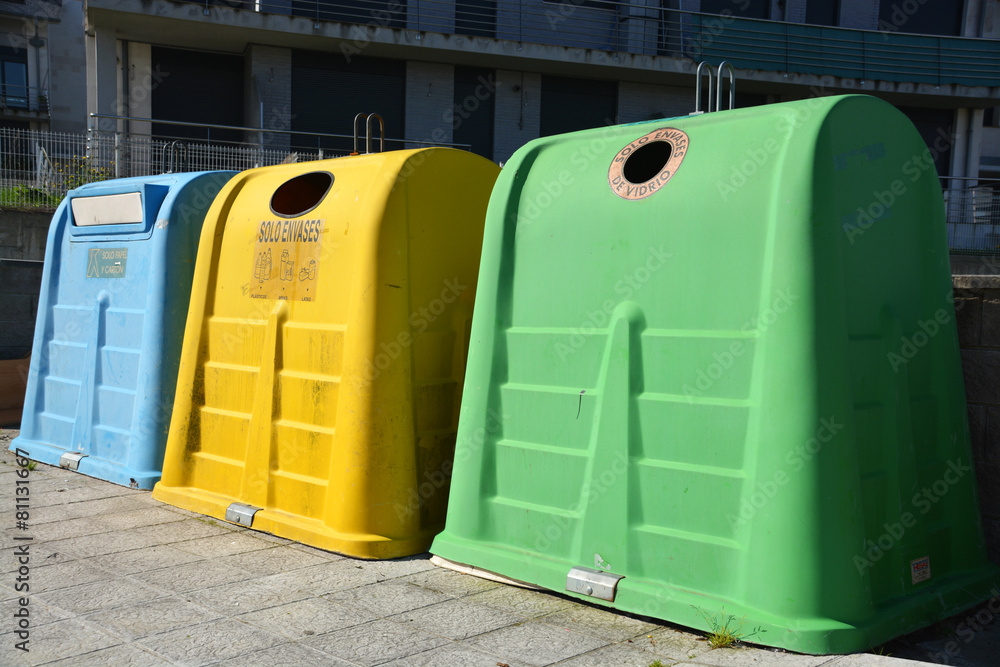 contenedores para el reciclaje de basura contenedores para el reciclaje de basura