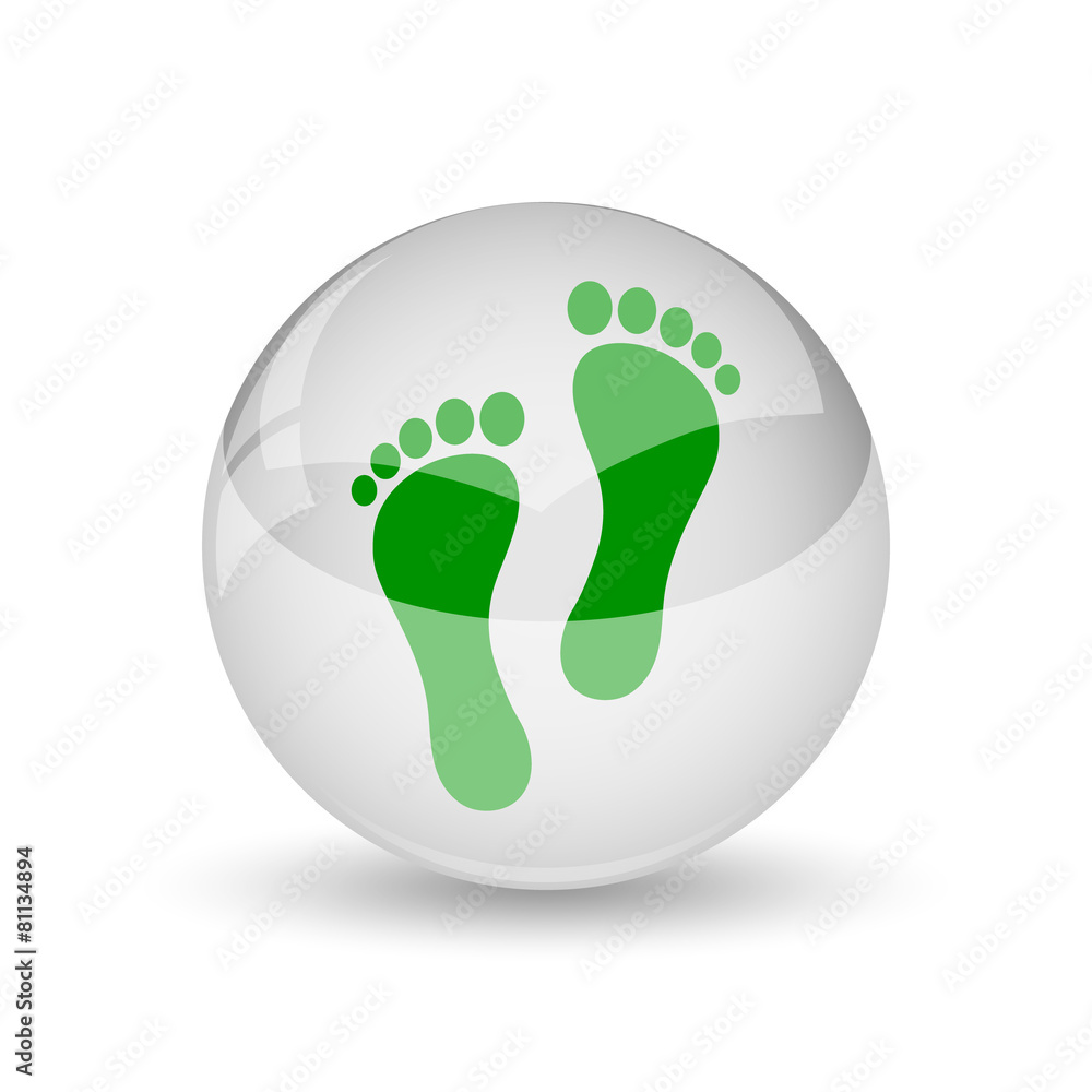 Foot print icon Foot print icon