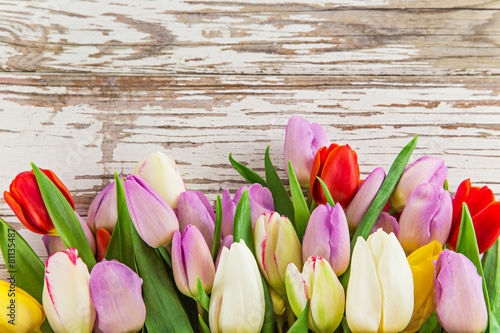 Fototapeta Naklejka Na Ścianę i Meble -  Beautiful tulips background