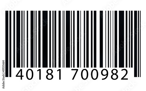 Bar Code Identity Marketing Data Encryption Concept photo