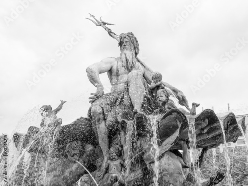  Neptunbrunnen fountain in Berlin photo