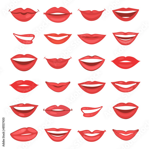 Beautiful lips collection