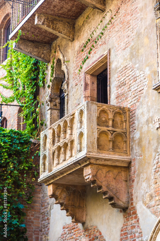 Obraz premium Romeo and Juliet balcony in Verona
