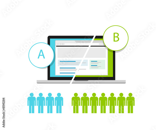 AB testing A?B split comparison web conversion test