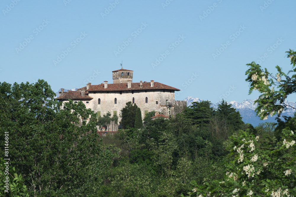 Medieval Villalta's castle in Italy