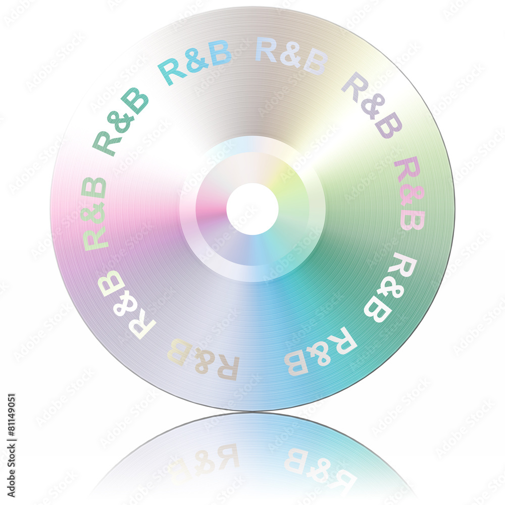 Fototapeta premium Musica CD R&B