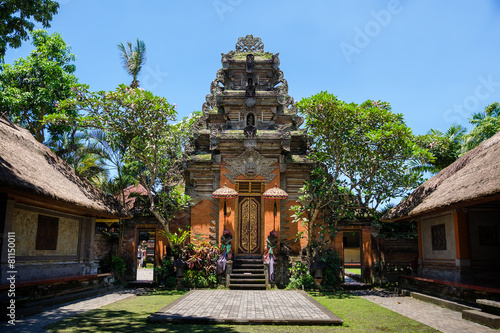 Ubud palace, Bali - Inside the Ubud palace, Bali, Indonesia photo