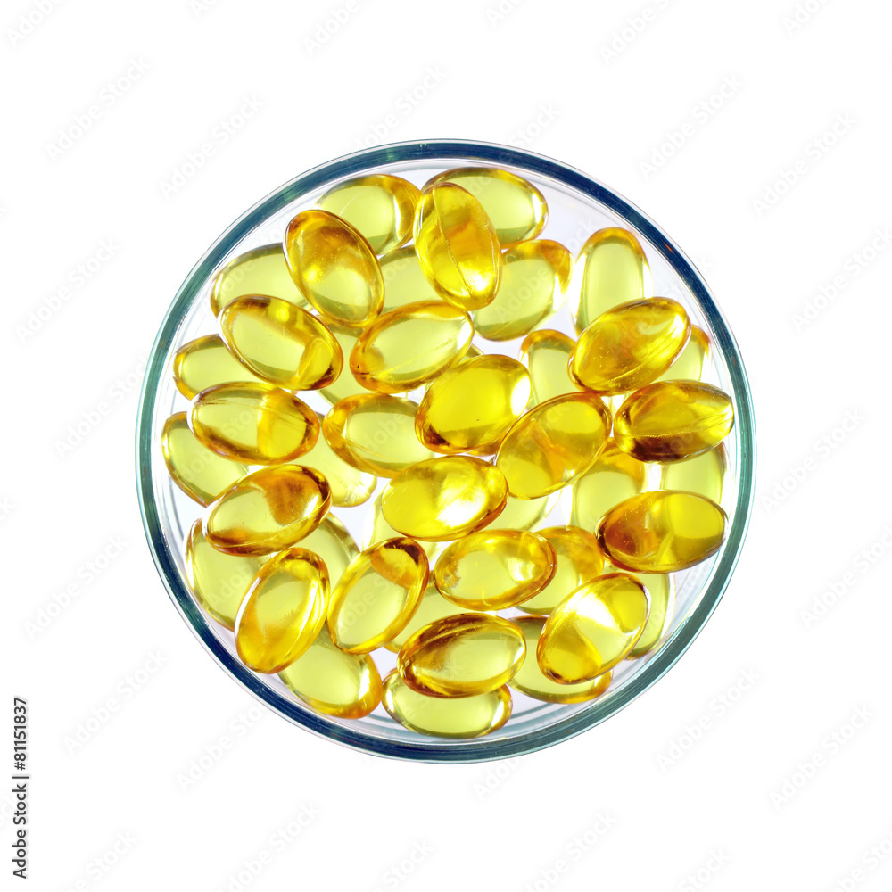 Oval shape of soft gelatin capsule medicine. Oval shape of soft gelatin capsule medicine.
