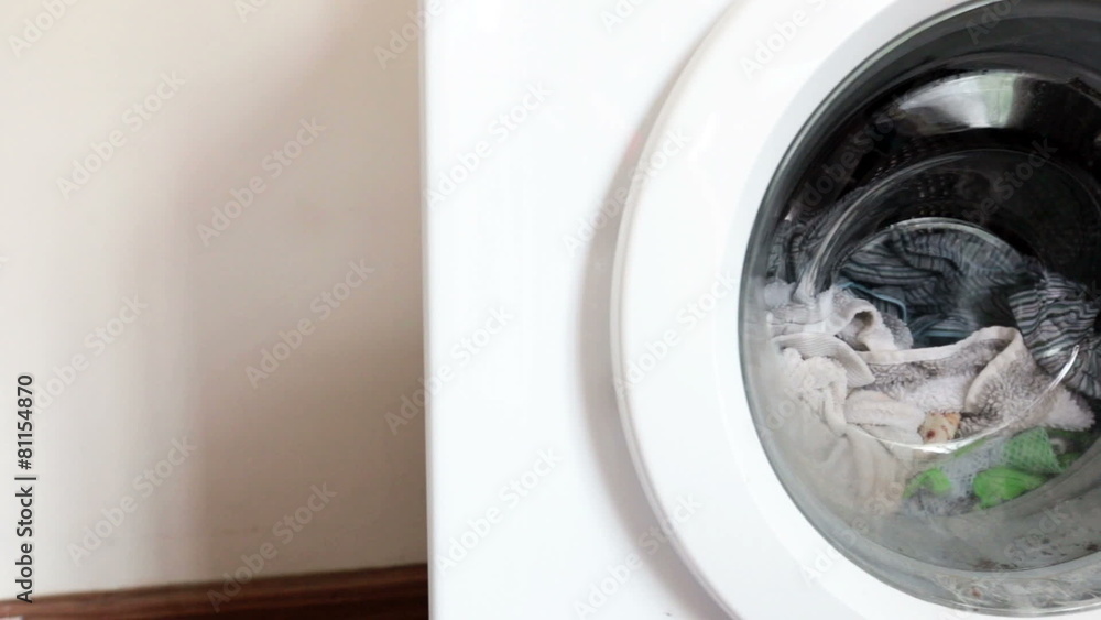 Washing Machine in operate Washing Machine in operate