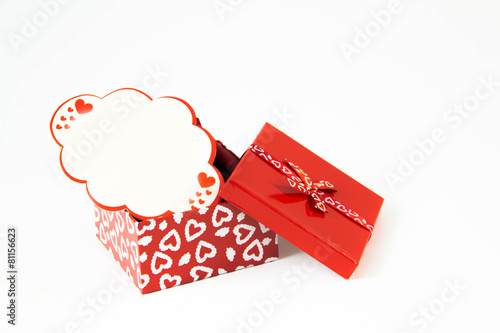 valentines soft candy box isolated on white background