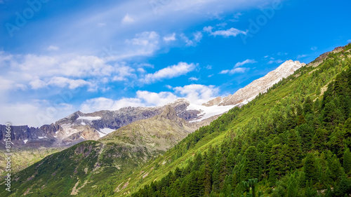 Bright colors of Alps photo