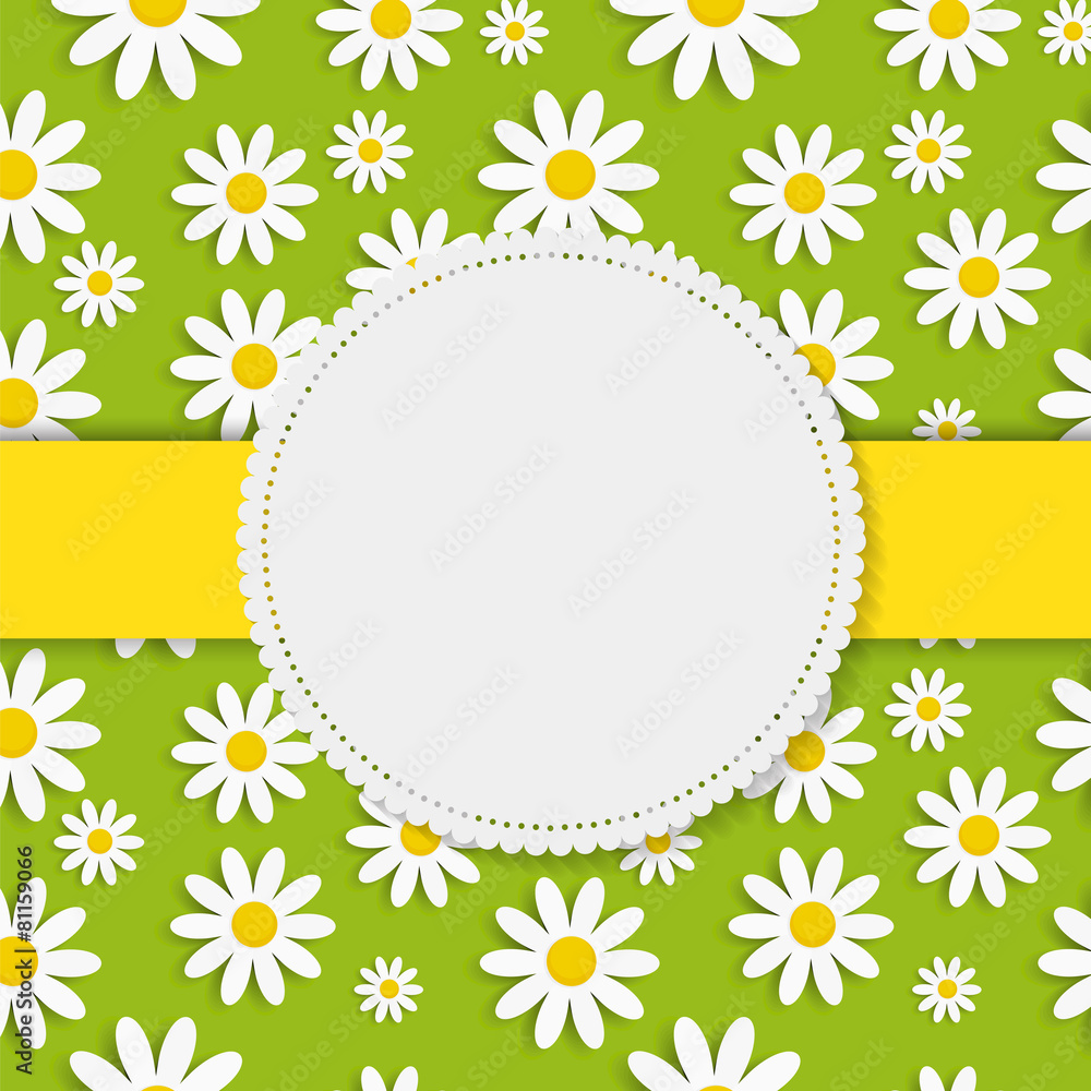 Fototapeta premium Flora Daisyl Design Vector Illustartion