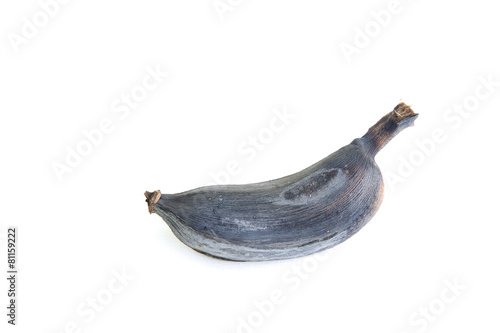 Wallpaper Mural Over Ripe Banana On White Background Torontodigital.ca