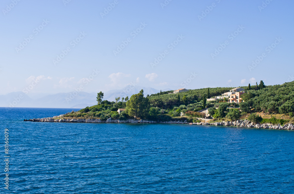 Kassiopi bay on Corfu island - Greece