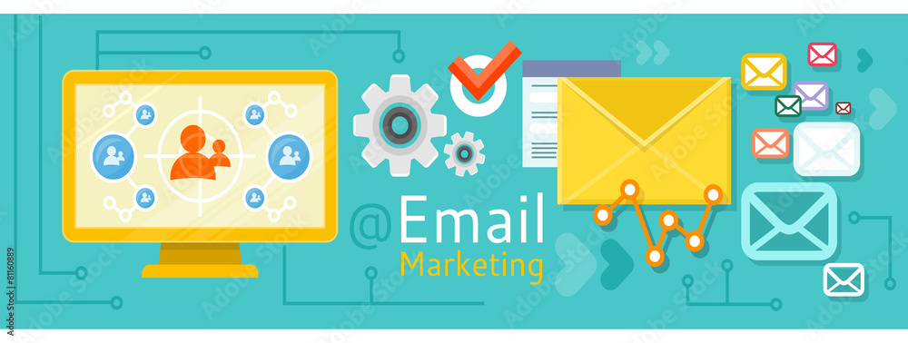 Fototapeta premium Icon for internet marketing