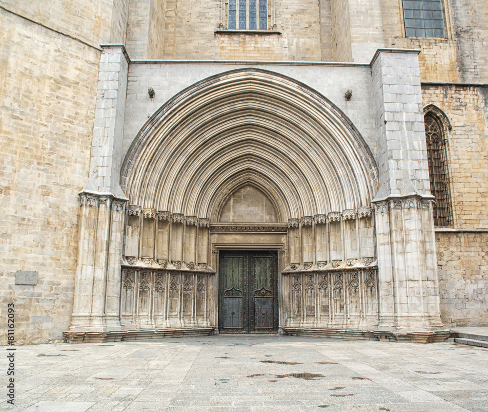 Architectural entrance of Saint Mary Cathedral