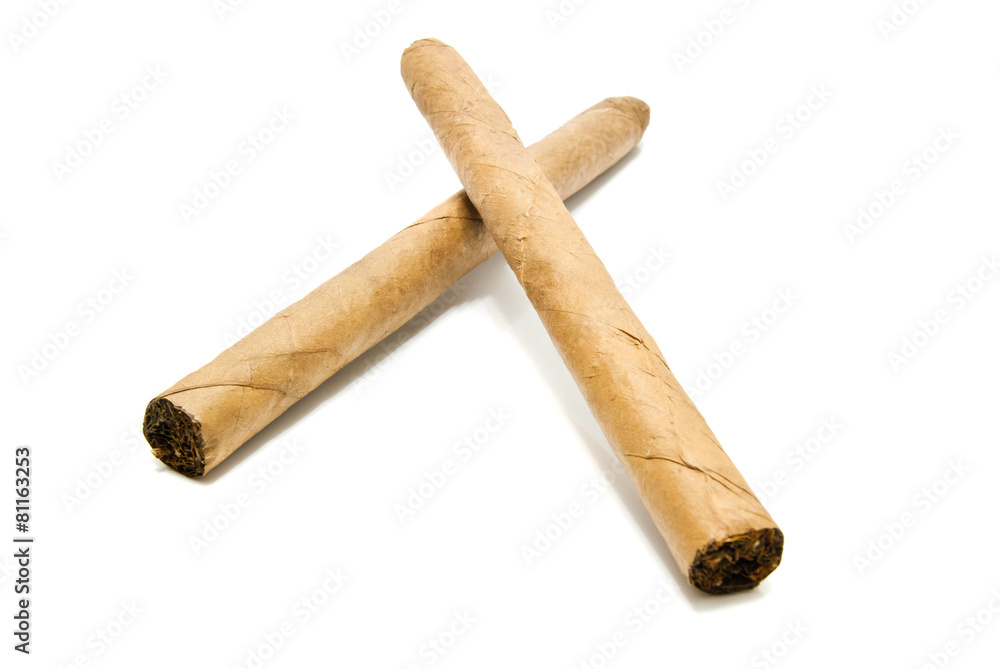 pair of Cuban cigars
