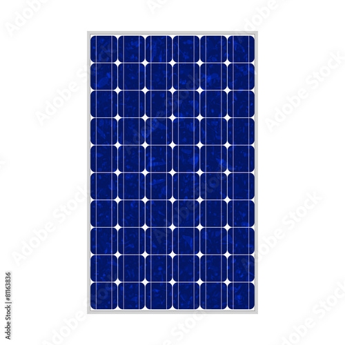 Photovoltaic module, polycrystalline, 164x99, true to scale