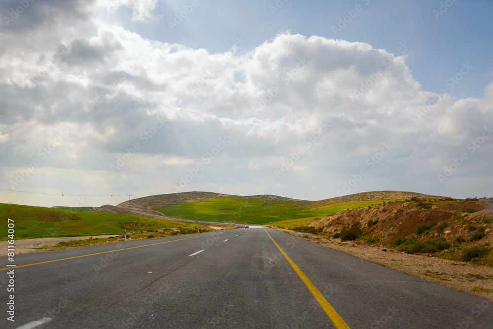 Road in the Palestinian Authority