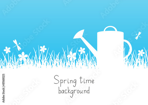 Spring garden background with place for Your text