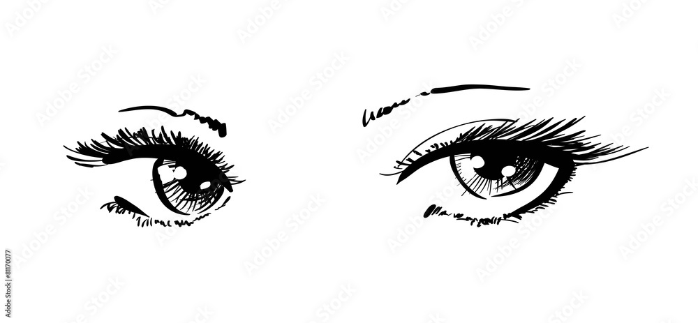 Fototapeta premium beautiful female eyes