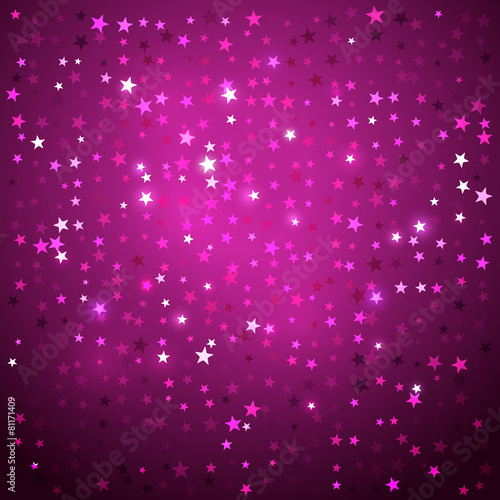 Disco background with stars.