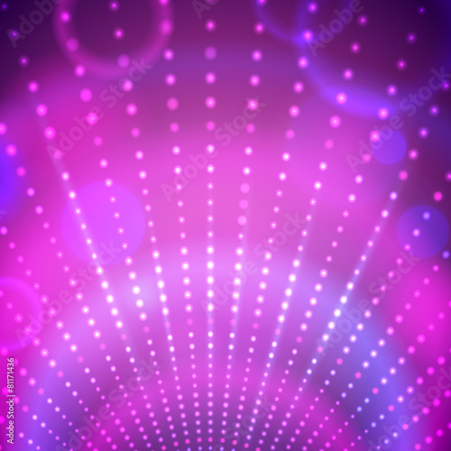 Background with disco lights.