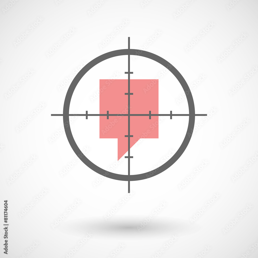 Crosshair icon with a tooltip Crosshair icon with a tooltip