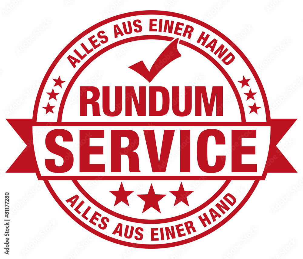 RUNDUM Service - Alles aus einer Hand! Stempel RUNDUM Service - Alles aus einer Hand! Stempel