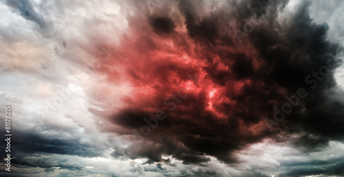 Fantastic sky presages apocalypse