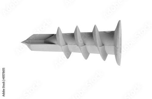 Dowel pin on white background