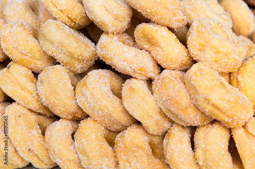sugared donuts texture