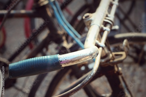 Close up of vintage old bicycle. © seagames50