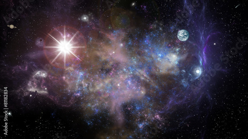 Fototapeta Naklejka Na Ścianę i Meble -  space landscape