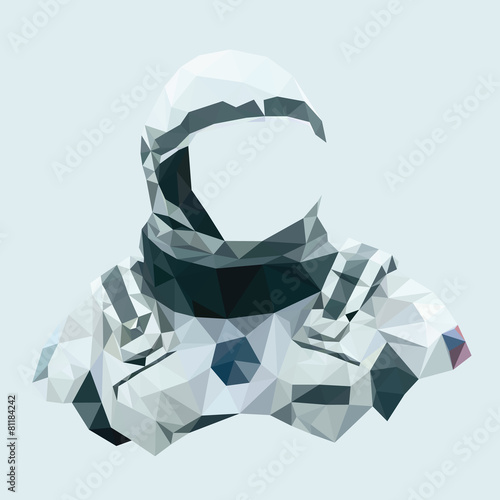 Spacesuits Mascot cartoon great for any use. Vector EPS10.
