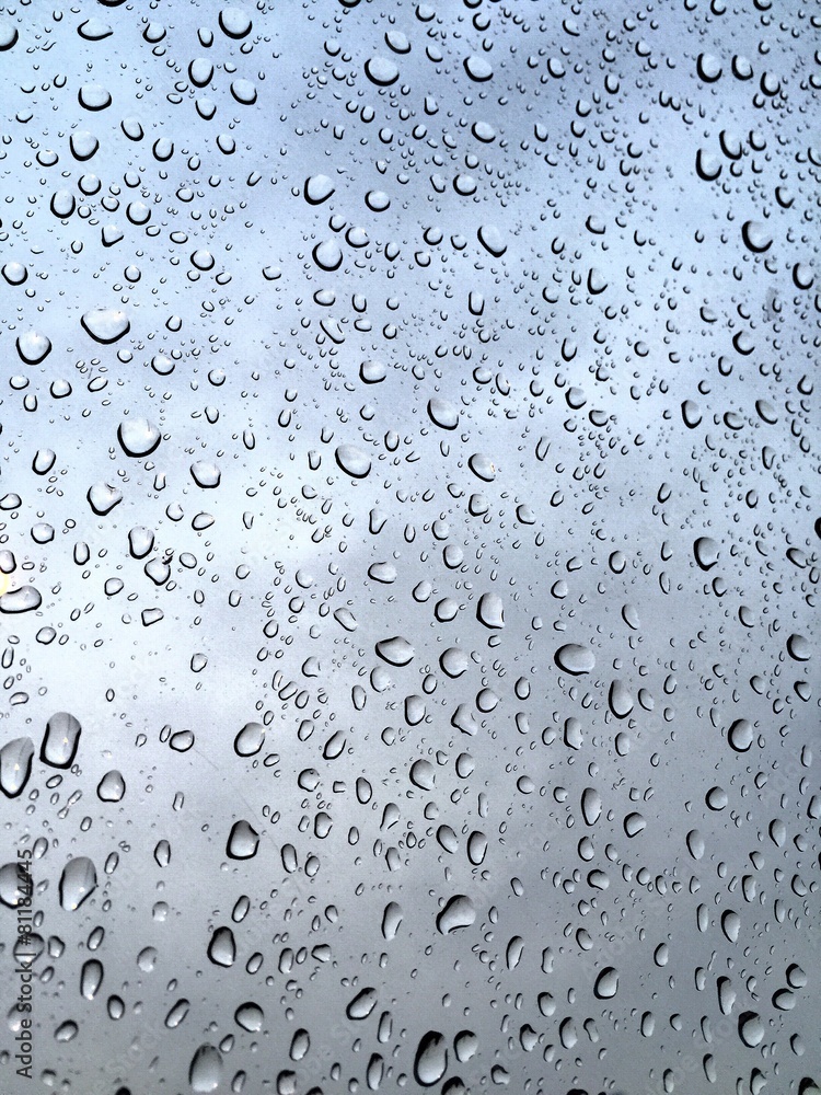 drop on the glass drop on the glass