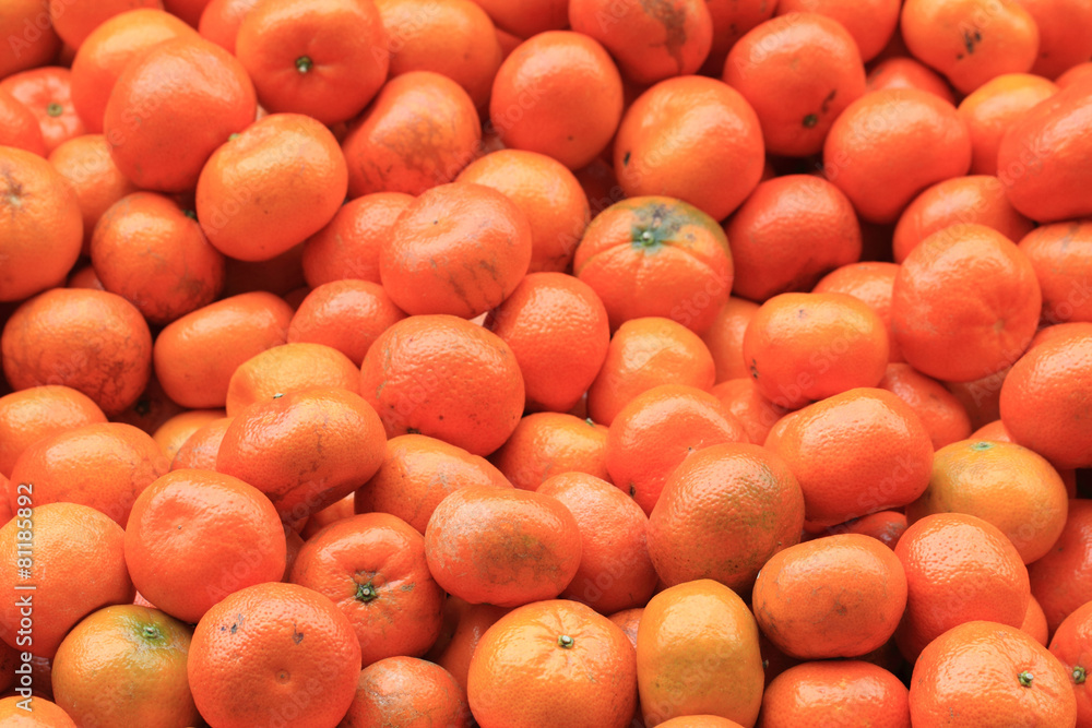 tangerine fruit background