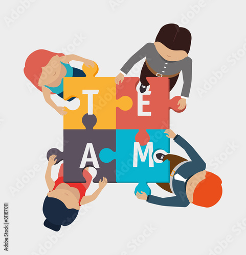 Teamwork design.