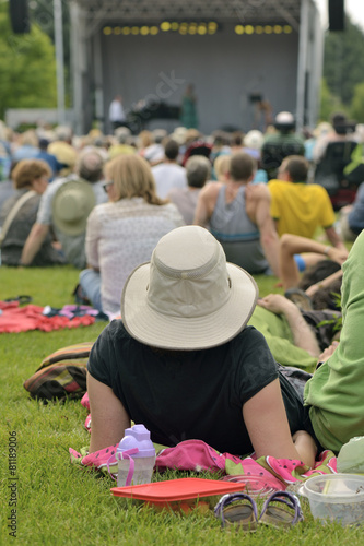 Outdoor free jazz concert