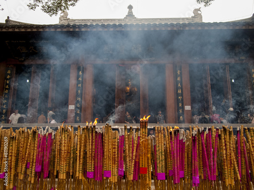 Lingyun Temple in Leshan, China