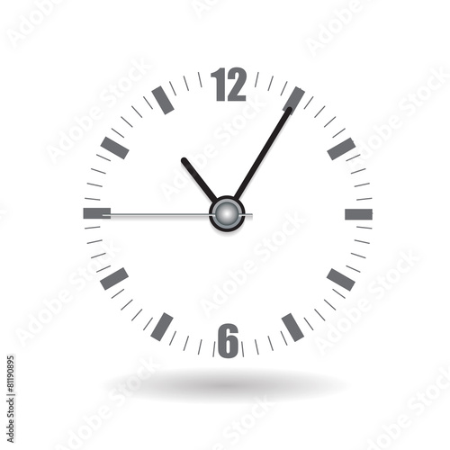 Realistic Clock Alarm Watch Vector Illustration
