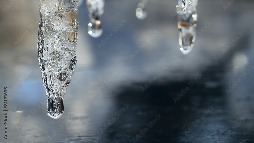 Melting Icicles. Melting Icicles.