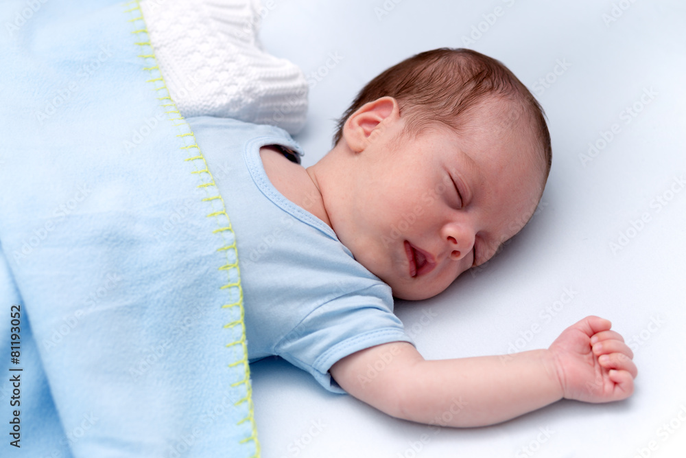 Newborn baby boy sleeping. Newborn Sleep Newborn baby boy sleeping. Newborn Sleep